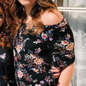 Floral off the Shoulder Top